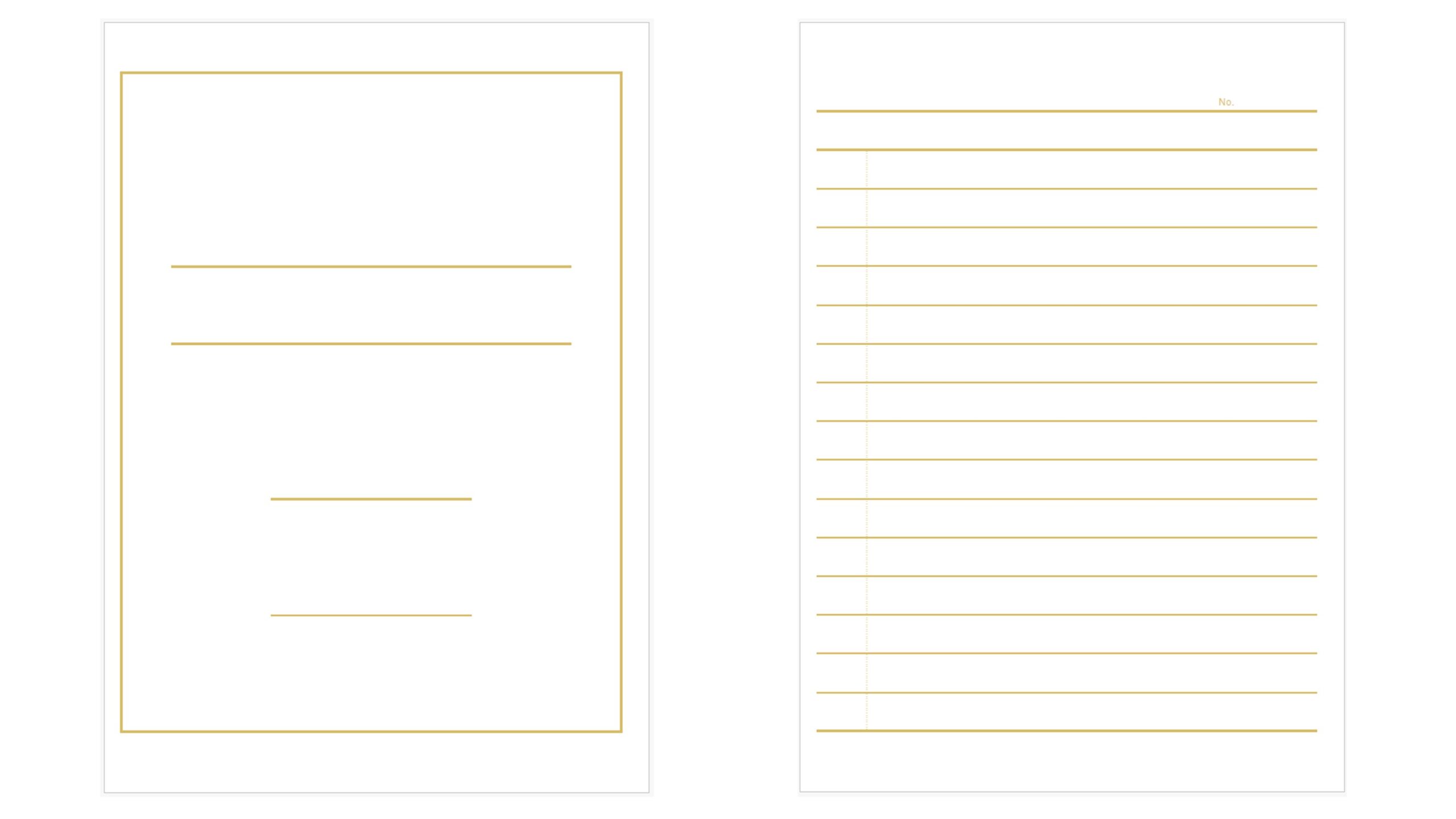 小学生用レポート用紙（表紙フォーマット例）