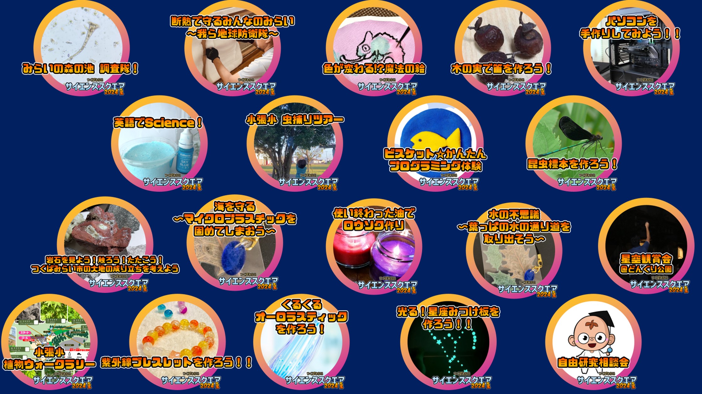 黒田かがく教室 サイエンススクエアのプログラム